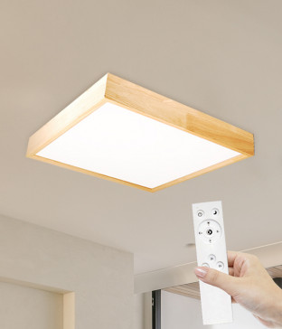 로템 우드 LED리모컨방등 아파트 안방전등 50W