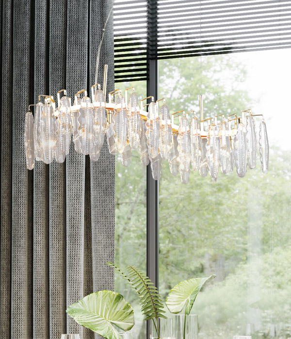 카일라 일자 펜던트 식탁조명 크리스탈조명